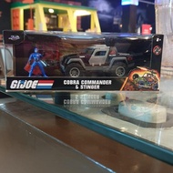 JADA TOYS GI JOE COBRA COMMANDER & STINGER CODE 1182