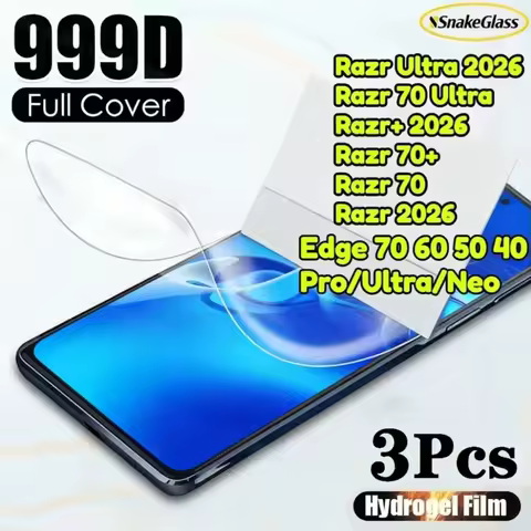 Hydrogel Film for Motorola Razr Ultra 2026/Razr 70 Ultra/Plus/Razr+ 2026 Hydrogel Film for Motorola 