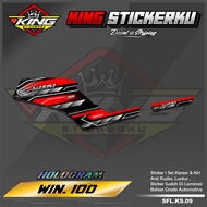 HONDA Striping List Variation Stickers WIN 100HONDA - WIN 100 Racing Design Accessories Striping Sti