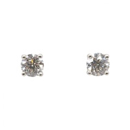 【二手】蒂芙尼 (Tiffany & Co.) 單鑽耳環，I 號，Pt950 鉑金，鑽石單鑽耳環，女士，二手 A
