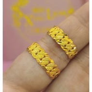 Xing Leong 916 Gold Sand Ring Budget/916. Gold Steel Sand Ring