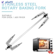 ELO Grill Fork, Rotating Stainless Steel Chicken Roasting Rack, Convenient Rustproof Oven Accessorie