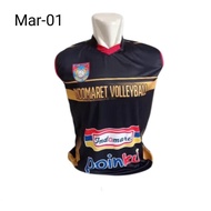 Set kaos voli Indomaret baju Proliga motif printing