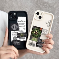 Soft Case Rose Motif Stone Island Porter for Oppo A15 A15S A16 A54S A17 A17K A18 A38 A3S A31 2020 A3