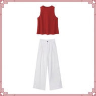ENMY - Wide-leg khaki pants (Original image)