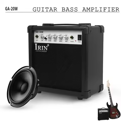 IRIN Amplifier Electric Guitar Bass Amplifier AMP Portable Handheld Mini Speaker Cabinet Electric Gu