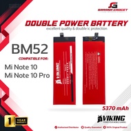 Baterai VIKING Double Power Original XiaoMi BM52 Mi Note 10 Pro CC9 Pro Batre Batrai HP Handphone Or