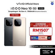 [Online Promo] iQOO Neo 10 5G 24*GB+256GB SDM 8sGen4+Q1, 7000mAh 120W, 1.5k 144Hz, 7K VC Cooling, NF