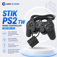 PS2 TW Stick PlayStation 2 Wired Controller Vibrating Cable for PS 2 PC Laptop Computer Gamepad Anal
