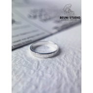 BEUNI HANDMADE PREMIUM 999 SILVER RING ANTIRUST NO ALLERGIC WATER PROOF WITH 999 MARK 999 SILVER