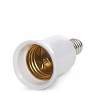 E14 To E27 Lamp Light Bulb Holder Converters Adapter Socket White AC220-230V