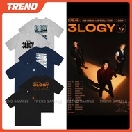 CNBLUE '3LOGY' World Tour Merchandise Cotton T-Shirt - Unisex Vintage Plus Size
