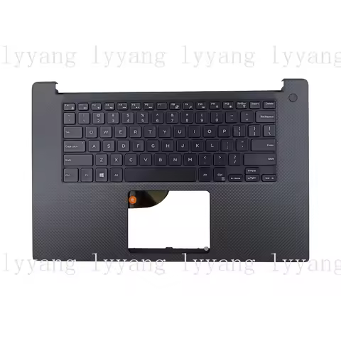 f 0Y2F9N Y2F9N For Dell XPS 15 9560 Precision 5520 Top Palmrest Keyboard Backlit