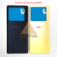 Original For Infinix Note 40 Pro 4G X6850 Back Cover Back Case Housing For Infinix Note 40 Pro 5G X6