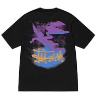 Stussy Short Sleeve Men's Trendy T-shirt Loose Fallen Angel Fallen Angel