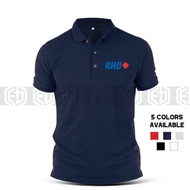 Fashion Baju Cotton RHB Bank Company Corporate Team Event Function Group Baju Polo M-3XL