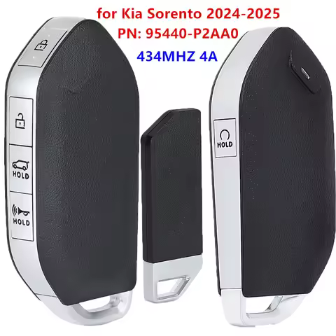 KEYECU Replacement Smart Remote Key FOB 5Button 433MHZ 4A Chip for Kia Sorento 2024-2025 95440-P2AA0