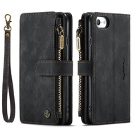iPhone SE 2020 / iPhone SE 2022 Wallet Case  RUILEAN Durable PU Leather Magnetic Flip Lanyard Strap 