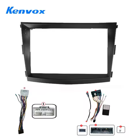 Car Android Audio Radio 9 Inch Big Screen 2 Din Fascia DVD Player Frame For Ssangyong Tivoli Tivolan