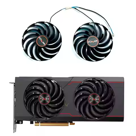 Brand new 95MM 4PIN CF1010U12D RX6700XT GPU fan for SAPPHIRE Radeon RX6700XT 6700 PULSE OC graphics
