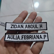 Custom Embroidered Name Bet Uniform | Size 1.8x8.5 cm | Model 7 Embroidery