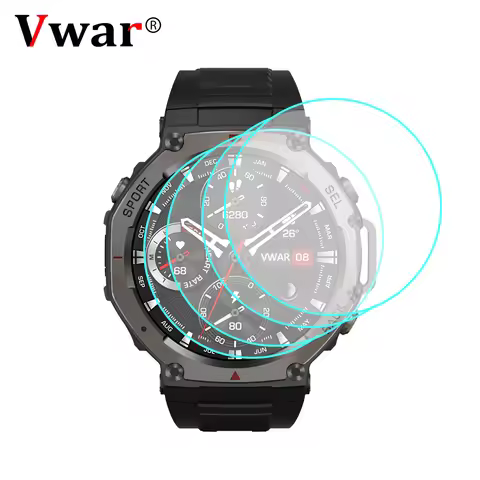 4PCS/2PCS Hydrogel Film for Vwar T-REX 3 DM58 Smart Watch Screen Protector Strap Band Accessories