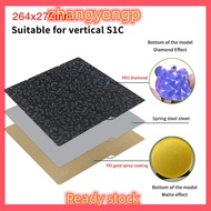 [ZY] Legend Cho Anycubic kobra S1 Combo Tấm PEI tấm 264x276 PEI kết cấu hai mặt heatbed cho kobra S1