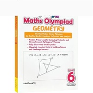 RRR666 “Super IQ Maths Olympiad Geometry Level 6” Primary School Student Kids Textbook Workbooks