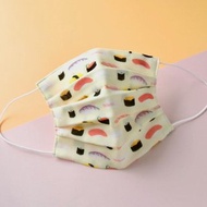 寿司 由本店原創設計 手工立體口罩 可洗滌 日本製純棉紗布 成人