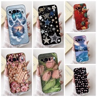 For Google Pixel 9 Case G2YBB Silicone Cute Cat Fashion Butterfly Flowers Love Painted Cover Google 