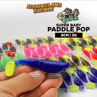Hitokuchi Super Baby Paddle Pop 8cm 5g Haruan Toman Casting Killer Bait Soft Plastic Ozmy Silencer