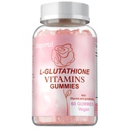 Glutathione GUMMIES Max Absorption Active Form L-Glutathione Reduced (GSH) for Detox Brain Immune Sy