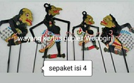 wayang kulit kertas Punokawan kerajinan tangan