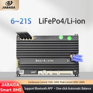 JBD BMS BT APP 6S-21S Li-ion LiFePo4 Balance 100A 150A 200A JIABAIDA Smart BMS 8S 24V 12S 16S 20S