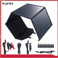 80W Portable Solar Panel Folding Charger Bag Outdoor Power Supply for Camping