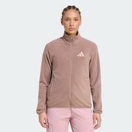 adidas Hiking Terrex Multi Essentials Full Zip Fleece Jacket Women Brown KY9854