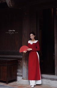 GIAO HOA SET: Áo Dài Thiết Kế Charm By Tea