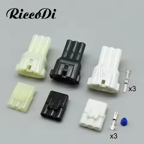 1/5/20Kits 2.2 Series 3 Pin Sumitomo HM 090 Male Female Electrical Waterproof Auto Connector 6180-34