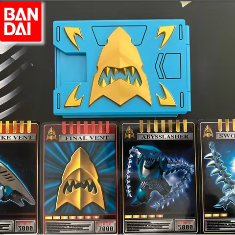 Original Bandai Kamen Rider Anime Ryuki Csm Belt V Buckle Dragvisor Box Insert Card Ryuga Ouja Merch