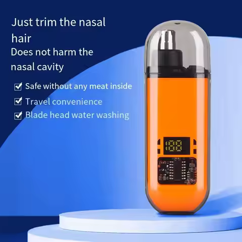 Nose Hair Trimmer Portable Trimmer for Nose Mini Nose and Ear Hair Trimmer Portable Nose Trimmer Rec