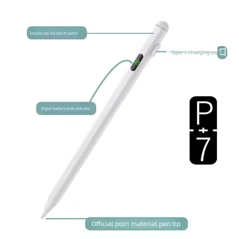 P+7 NEW Dedicated Pen Stylus For Apple iPad AIR MINI6/7/8 IPAD A16 IPAD11 IPADPRO Battery Display 4+