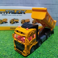 Mainan Diecast Mobil Dump Truk tambang - diecast truk tambang nyala
