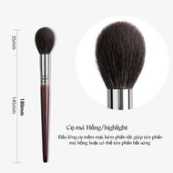 Cọ trang điểm tán phấn mấy hồng/bắt sáng GUVIET chất lông tự nhiên mềm mại thân gỗ chắc chắn