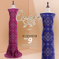 Kain Pasang Open Meter Q816 Kain Pasang Printed Murah Kain Ela Corak Terkini Bidang 46 Abstract Floral Songket [IDEYA]