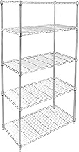 Simple Deluxe Heavy Duty 5-Tier Storage Shelving Unit, 35.83" W x 13.98" D x 61.02" H, 1250 Lbs Load