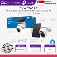 TP-LINK Tapo C660 Kit 4K 8MP Solar-Powered Pan/Tilt Security Camera Kit Dual-Band (2Y)