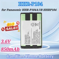 3.6V 850mAh Home Phone Battery for Panasonic HHR-P104 HHR-P104A/1B HHRP104 NiMH Rechargeable Battery