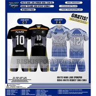 Volleyball Jersey Shirt for Men and Women FullprintingWanita FREE NAME LOGO AND WRITING C7 F4
