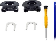 Left&Right Plastic Hinge Swivel + XM4 U Shaped Metal Hinge Lock Grove Replacement for Sony WH-1000XM