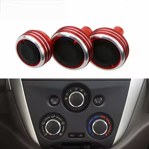 Car AC Knob for Nissan Versa Note March Micra Cube Almera Latio Sunny Air Conditioning Heat Control 